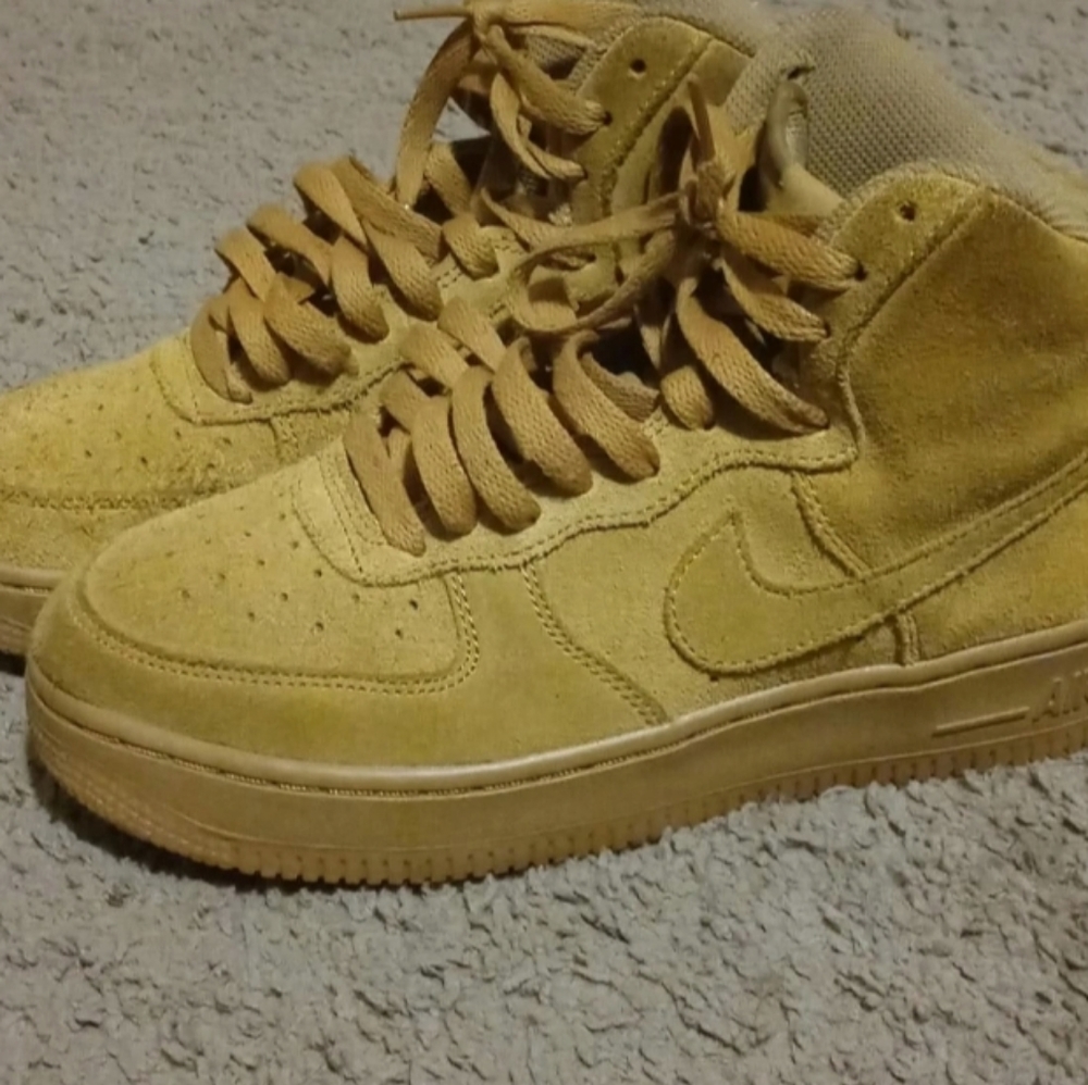 Suede air force 1s